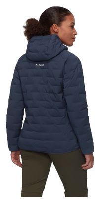 Chaqueta acolchada Mammut Sender IN con capucha, azul, para mujer