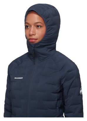 Chaqueta acolchada Mammut Sender IN con capucha, azul, para mujer