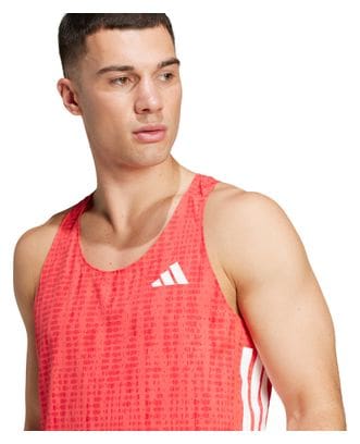 adidas Adizero Tanktop Rot Herren