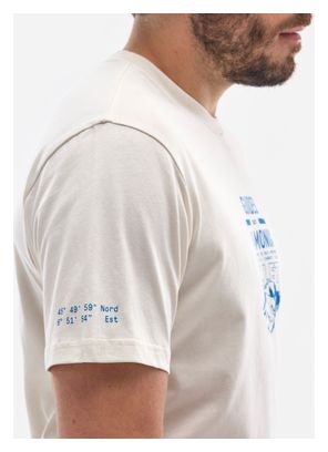 Camiseta Compagnie Des Guides Chamonix Logo Beige Homme
