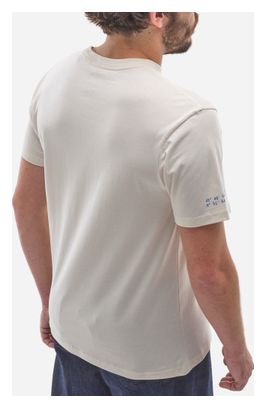 Camiseta Compagnie Des Guides Chamonix Logo Beige Homme
