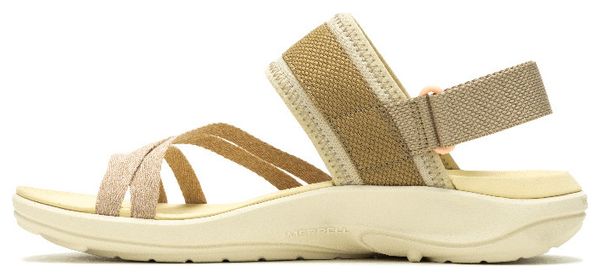 Merrell District 4 Backstrap Beige Damessandalen