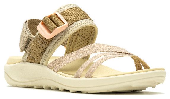 Merrell District 4 Backstrap Beige Damessandalen