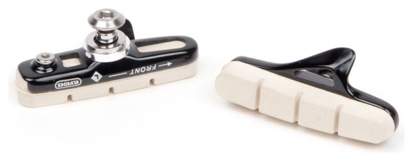 Paire de Patins Elvedes pour Shimano 55 mm Blanc