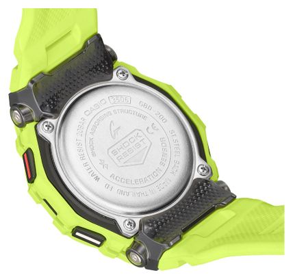 Reloj Casio G-SHOCK G-Squad GBD 200 Amarillo