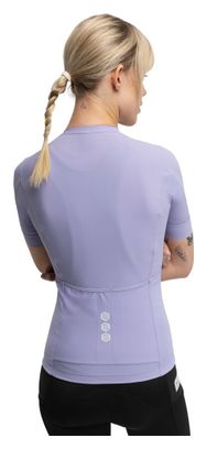 Maillot cyclisme gravel manches courtes femme GM2 Andina Pourpre