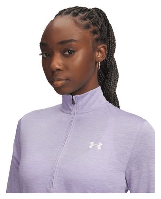 Top Under Armour Tech Twist Violet 1/2 zip da donna