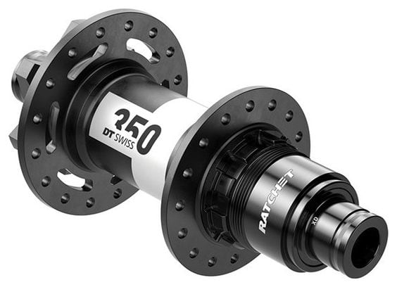 DT Swiss 350 Straight Pull 28 Hole Rear Hub | Boost 12x148mm | 6 holes