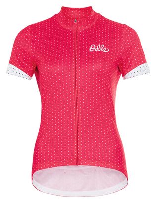 Odlo Women's Essential Print Short Sleeve Jersey Pink