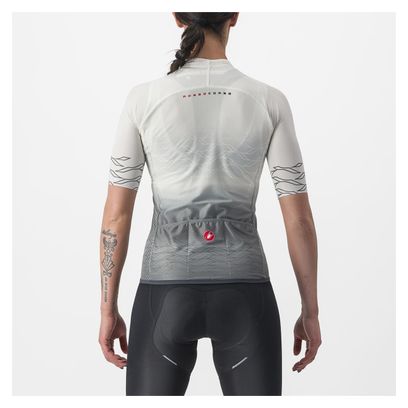 Maillot Manches Courtes Femme Castelli Climber's 2.0 Blanc Ivoire