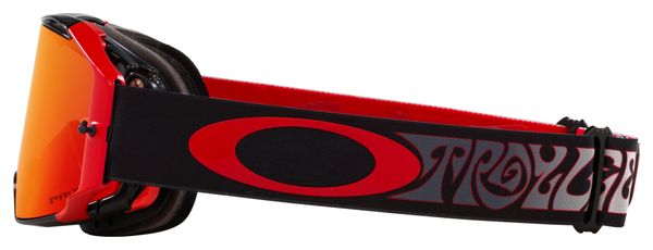 Masque Oakley Airbrake MTB Troy Lee Design Trippy Black / Prizm Mx Torch Iridium / Ref : OO7107-20