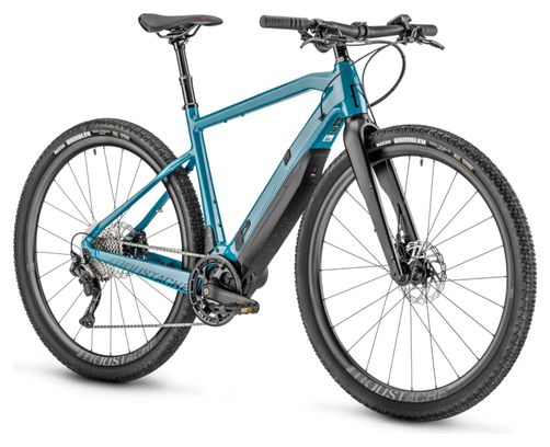 Vélo de Fitness Électrique Moustache Dimanche 29.2 Shimano Deore 11V 500 Wh 700 mm Bleu Pétrole 2023