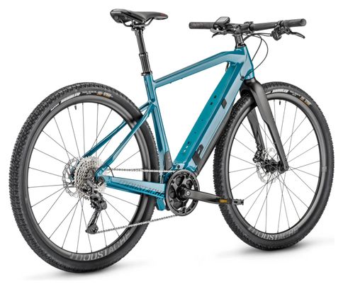 Vélo de Fitness Électrique Moustache Dimanche 29.2 Shimano Deore 11V 500 Wh 700 mm Bleu Pétrole 2023