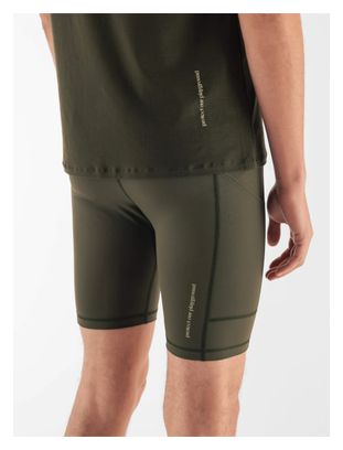 Circle Hit The Road Khaki Running Kompressionsshorts