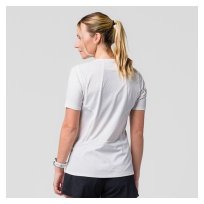 T-Shirt Femme Salewa Pedroc Dry Hybrid Blanc