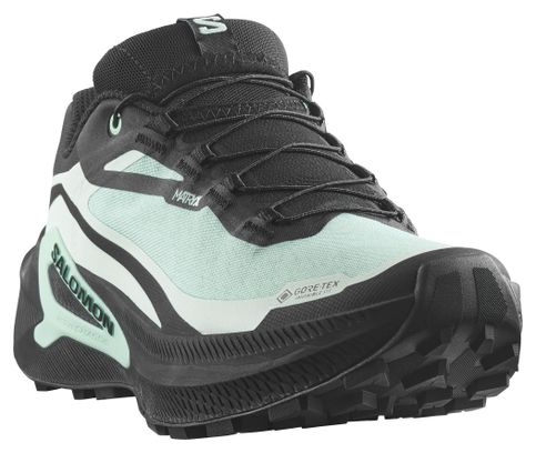 Salomon Genesis 2 GTX Women's Trail Running Shoes - Green/Black