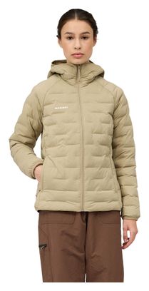 Mammut Sender IN Daunenjacke mit Kapuze, beige, Damen
