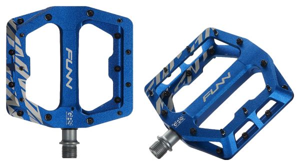 Paar platte pedalen Funn Funndamental GRS Blauw - Gereviseerd product