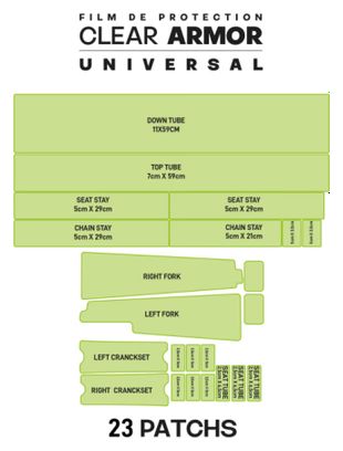 Kit Protection Cadre RAD x Monkey's Universel Full Route Matt