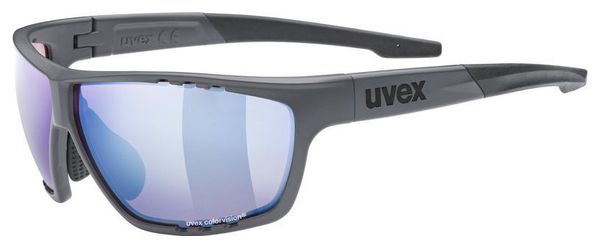 Lunettes Uvex sportstyle 706 CV gris / bleu mat