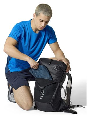 Bolsa de senderismo RAB Veil XP 30L Negro/Gris