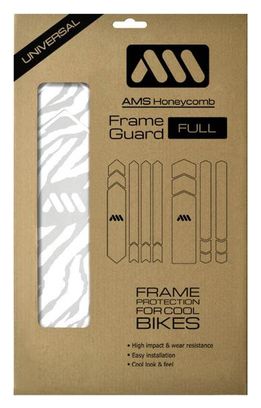 All Mountain Style Full Zebra White Frame Protection Kit