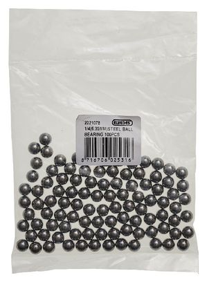 Elved Steel Balls 100 Pcs - 1/4"