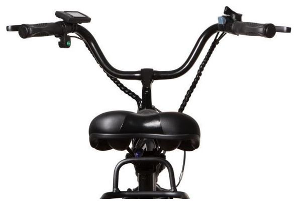 Vélo électrique 28'' - Velair - Shimano 6 Vitesses - Freins a patins - Autonomie 60 km - Cadre aluminium - Noir