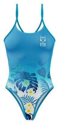 Otso Spring 1 Piece Swimsuit Blue