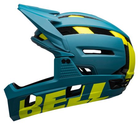 BELL Super Air R Mips Helm Blau Gelb 2021