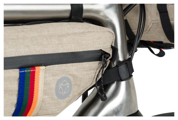 Sacoche de Cadre Agu Tube Venture 4L Vintage Beige