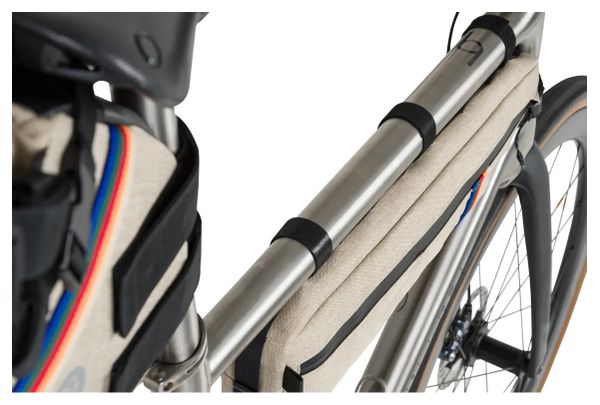Sacoche de Cadre Agu Tube Venture 4L Vintage Beige