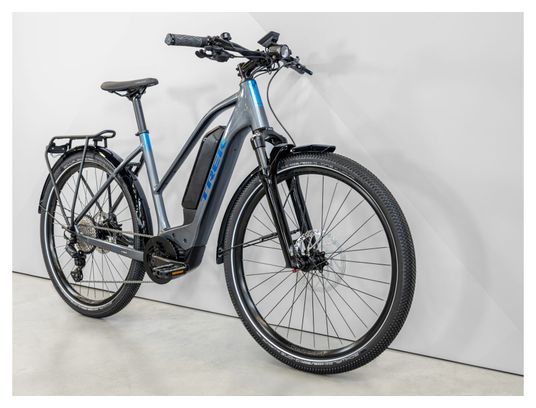 Vélo de Ville Électrique Trek Allant+ 6 Stagger Shimano Deore 10V 725 Wh 650b Gris / Bleu 2023
