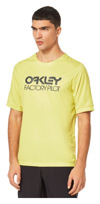 Maillot Oakley Factory <p> <strong>Pilot MTB</strong> de manga</p>corta Amarillo