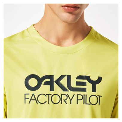 Oakley Factory Pilot MTB Short Sleeve Jersey Yellow