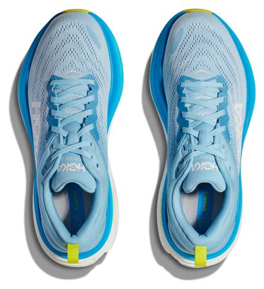 Hoka Bondi 8 Running Shoes Blue Yellow