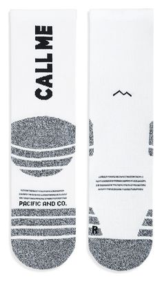 Pacific and CO Call Me Socks White 