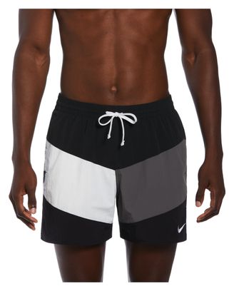 Nike Swim Multi Logo Vortex Zwemshort Zwart