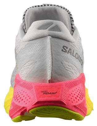 Salomon Aero Glide 4 Gradient Laufschuhe für Herren, grau/gelb/rosa