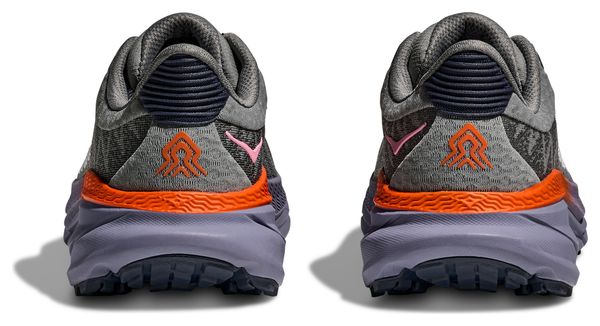 Hoka Challenger 7 Trailrunning-Schuhe Grau/Violett Damen