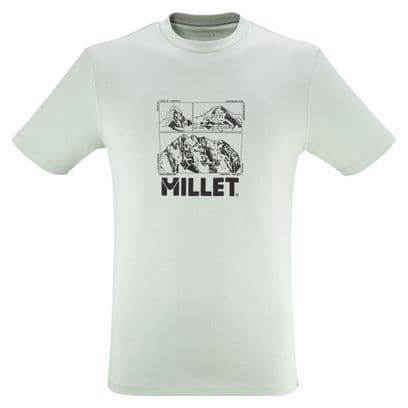 T-Shirt Millet Chamonix Logo Vert Homme