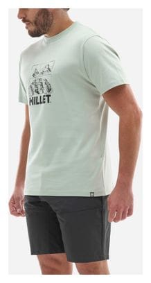 T-Shirt Millet Chamonix Logo Vert Homme