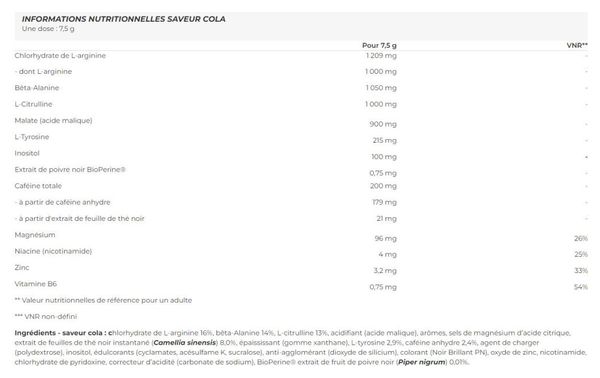 Black Blood Caf + (300g) - Biotech Usa - Cola - Preworkout