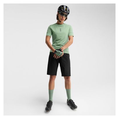 T-shirt cyclisme gravel femme Juniper Vert