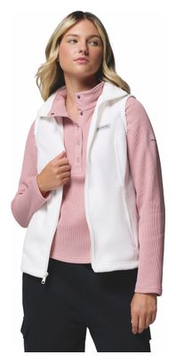 Polaire Sans Manches Femme Columbia Benton Springs Blanc