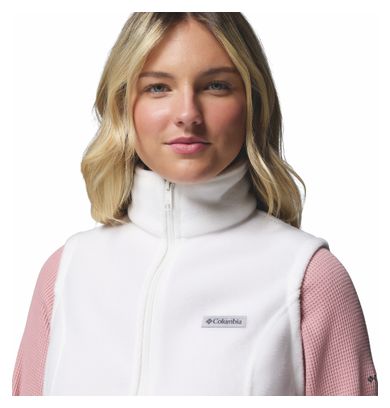 Polaire Sans Manches Femme Columbia Benton Springs Blanc