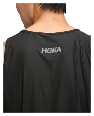 Canotta nera da uomo Hoka Airolite 2.0
