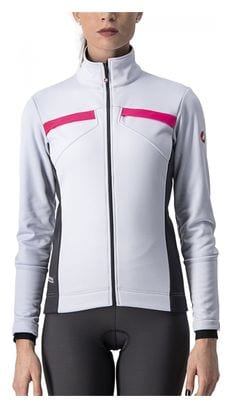 Castelli Dinamica Women&#39;s Jacket Gray / Pink