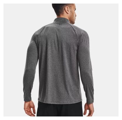 Langarm 1/2 Zip Under Armour Tech 2.0 Grau Herren Oberteil