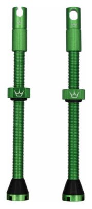 Peaty's CNC Tubeless Valves 80mm Emerald Green